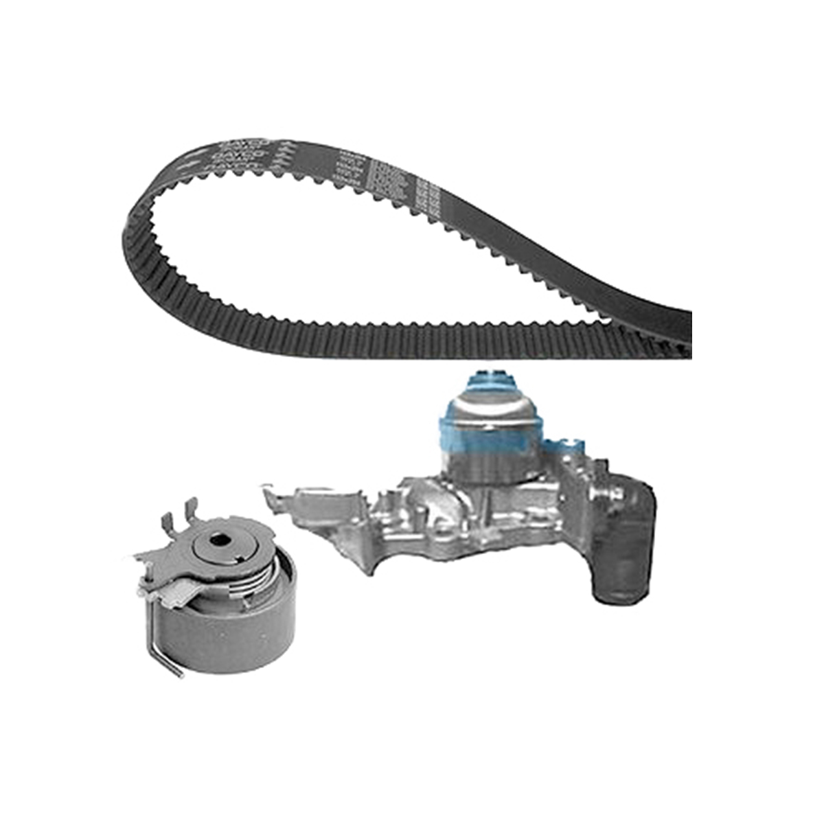 KIT DE DISTRIBUCION - Contiene: KTB321 (Tensor: ATB2219 + Correa: 095SP+234H) + BOMBA DE AGUA: DP060